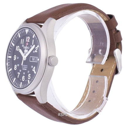 Seiko 5 Sports Automatic Ratio Brown Leather SNZG15K1-LS12 Men's Watch