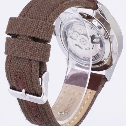 Seiko 5 Sports Automatic Canvas Strap SNZG15K1-NS1 Men's Watch