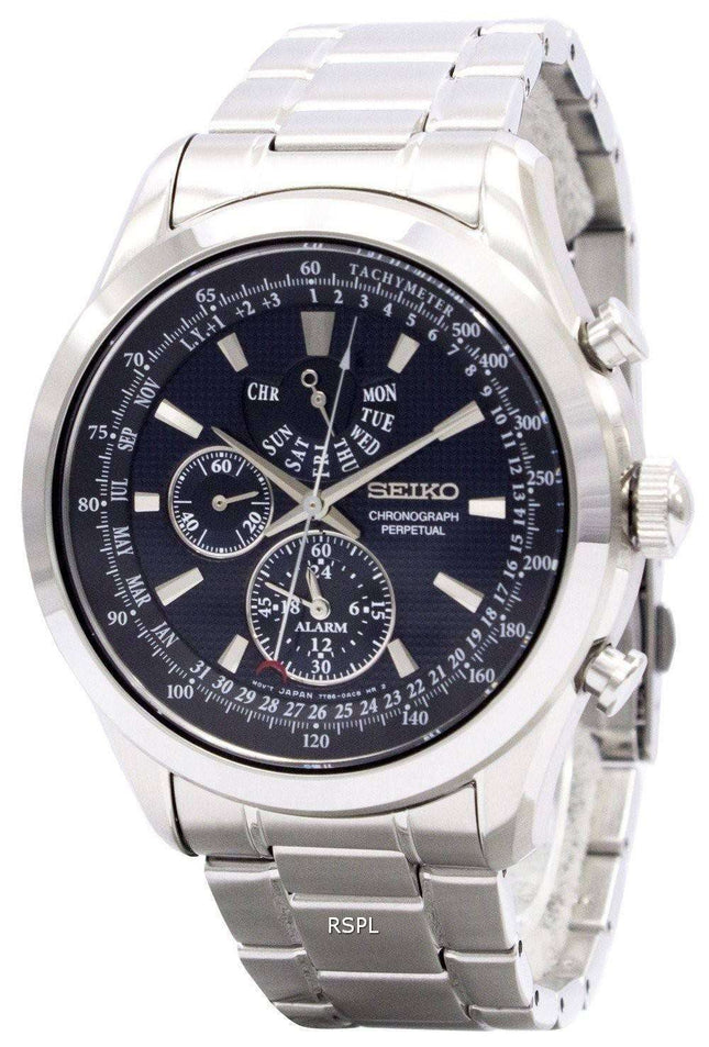 Refurbished Seiko Chronograph Perpetual SPC125 SPC125P1 SPC125P Men's Watch