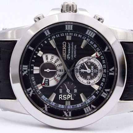 Seiko Premier Chronograph Perpetual Alarm SPC161P2 Men's Watch