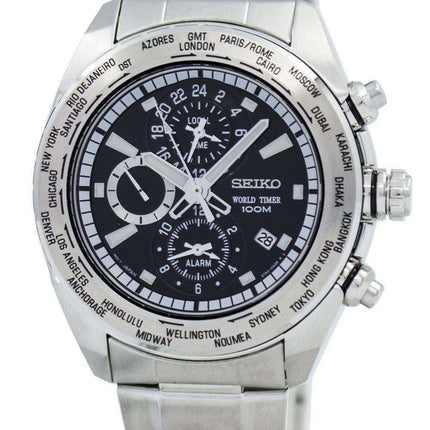 Seiko Alarm World Timer SPL031 SPL031P1 SPL031P Men's Watch