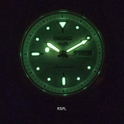 Refurbished Seiko 5 Sports Two Tone Stainless Steel White Dial Automatic SRE004 SRE004K1 SRE004K 100M Women's Watch