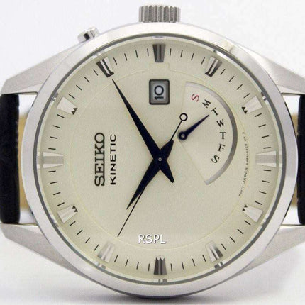 Seiko Kinetic Leather Strap SRN071P1 SRN071P Men's Watch