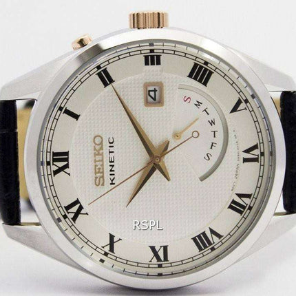 Seiko Kinetic Leather Strap SRN073P1 SRN073P Men's Watch