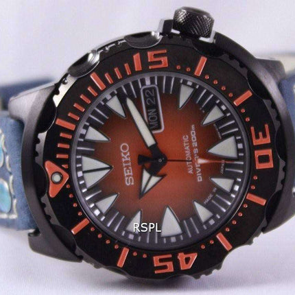 Seiko 5 Sports Automatic Diver's 200M Ratio Blue Leather SRP311J1-LS5 Men's Watch
