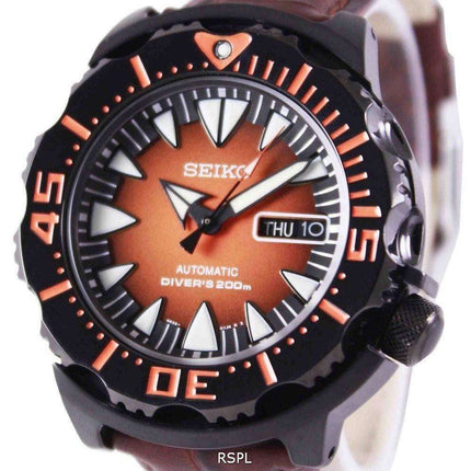 Seiko 5 Sports Automatic Diver's 200M Ratio Brown Leather SRP311K1-LS3 Men's Watch
