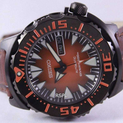 Seiko 5 Sports Automatic Diver's 200M Ratio Brown Leather SRP311K1-LS3 Men's Watch