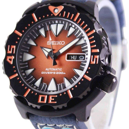 Seiko 5 Sports Automatic Diver's 200M Ratio Blue Leather SRP311K1-LS5 Men's Watch
