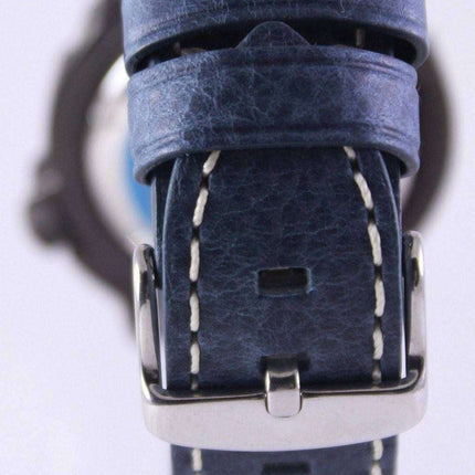 Seiko 5 Sports Automatic Diver's 200M Ratio Blue Leather SRP311K1-LS5 Men's Watch
