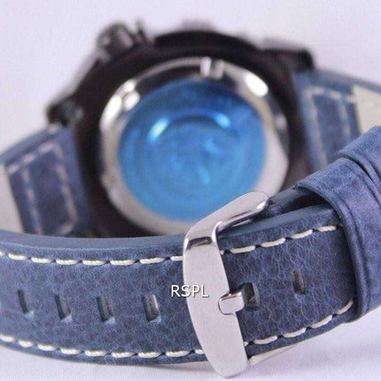 Seiko 5 Sports Automatic Diver's 200M Ratio Blue Leather SRP311K1-LS5 Men's Watch