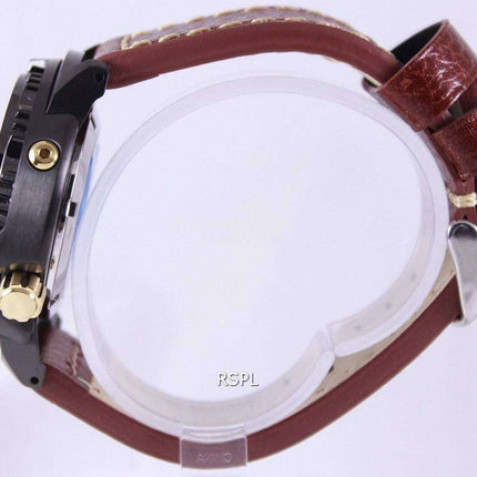Seiko Prospex "Baby Tuna" Automatic Diver's 200M Ratio Brown Leather SRP641K1-LS1 Men's Watch