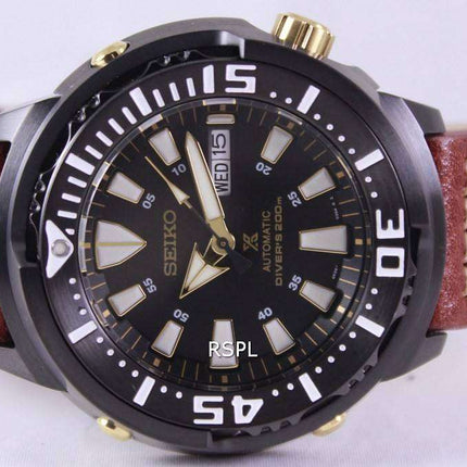 Seiko Prospex "Baby Tuna" Automatic Diver's 200M Ratio Brown Leather SRP641K1-LS1 Men's Watch