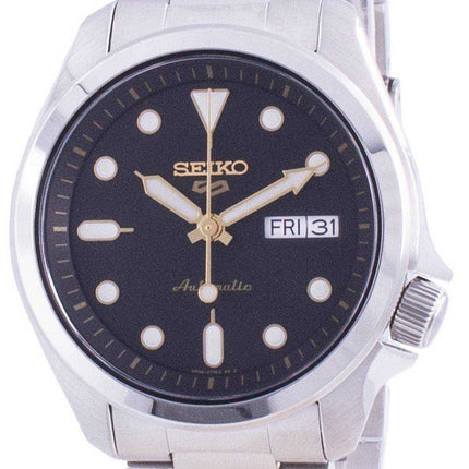 Refurbished Seiko 5 Sports Black Dial Automatic SRPE57 SRPE57K1 SRPE57K 100M Men's Watch
