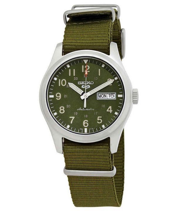 Seiko 5 Sports Field Green Dial Automatic SRPG33 SRPG33K1 SRPG33K 100M Mens Watch