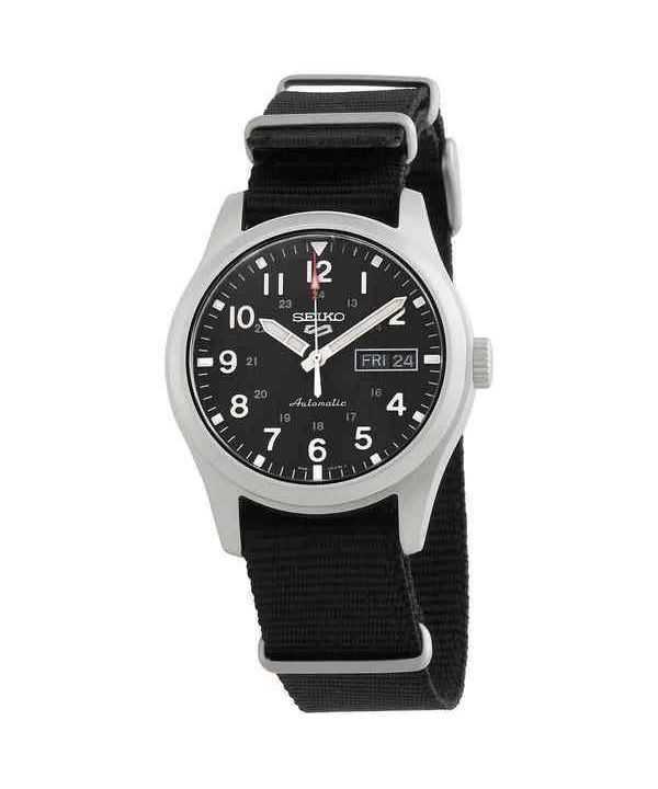 Refurbished Seiko 5 Sports Black Dial Automatic SRPG37 SRPG37K1 SRPG37K 100M Men's Watch