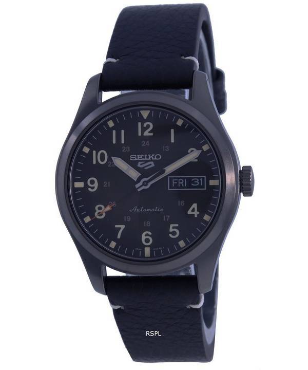Refurbished Seiko 5 Sports Field Collection Brown Dial Leather Strap Automatic SRPG41 SRPG41K1 SRPG41K 100M Men's Watch