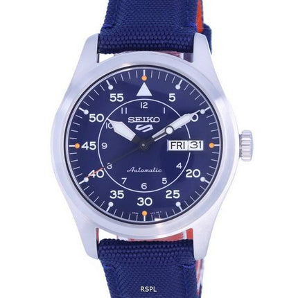 Seiko 5 Sports Flieger Nylon Blue Dial Automatic SRPH31K1 100M Mens watch