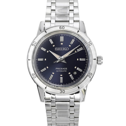 Seiko Presage Style 60’s Stainless Steel Blue Dial Automatic SRPL07J1 Men's Watch