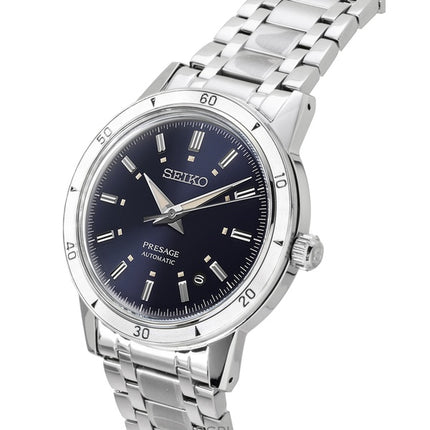Seiko Presage Style 60’s Stainless Steel Blue Dial Automatic SRPL07J1 Men's Watch