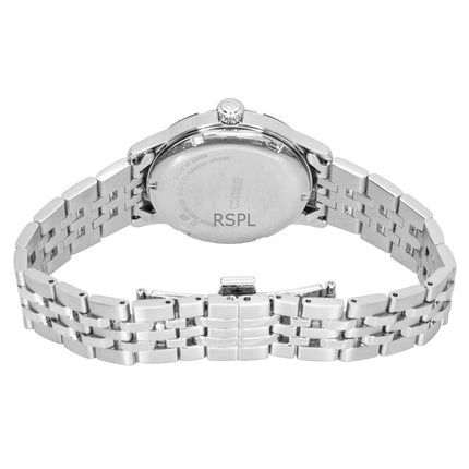 Seiko Presage Cocktail Diamond Accents Stainless Steel Light Blue Dial Automatic SRPL61J1 Women's Watch