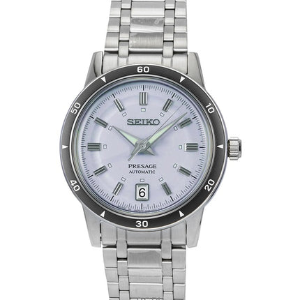 Seiko Presage Style 60's Stainless Steel Light Violet Dial Automatic SRPL73J1 Men's Watch