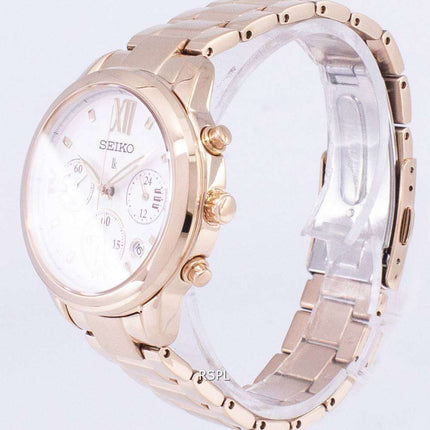Seiko Lukia Chronograph Quartz SRWZ88 SRWZ88P1 SRWZ88P Women's Watch