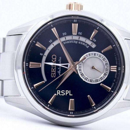 Seiko Presage Automatic Power Reserve Japan Made SSA309 SSA309J1 SSA309J Men's Watch