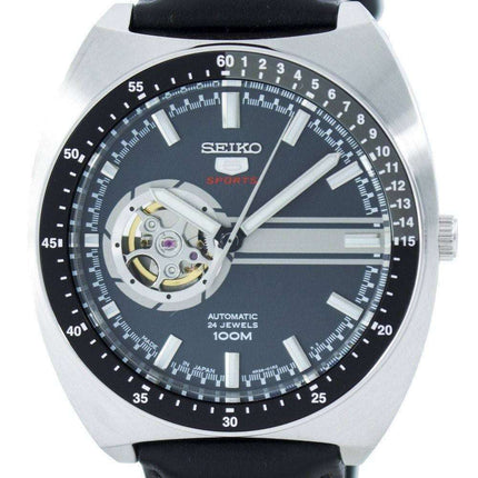 Seiko 5 Sports Automatic 24 Jewels Open Heart Dial Japan Made SSA335 SSA335J1 SSA335J Men's Watch