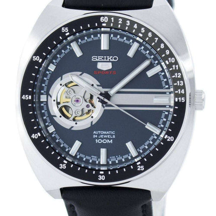 Seiko 5 Sports Automatic 24 Jewels Open Heart Dial SSA335 SSA335K1 SSA335K Men's Watch