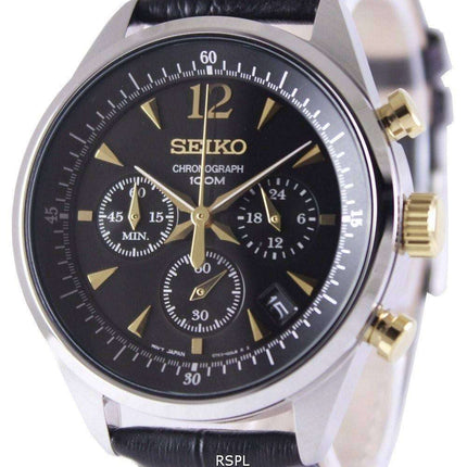Seiko Chronograph Quartz 100M SSB071P1 SSB071P Mens Watch