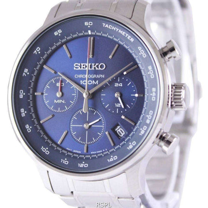 Seiko Chronograph Quartz Tachymeter SSB163P1 SSB163P Men's Watch