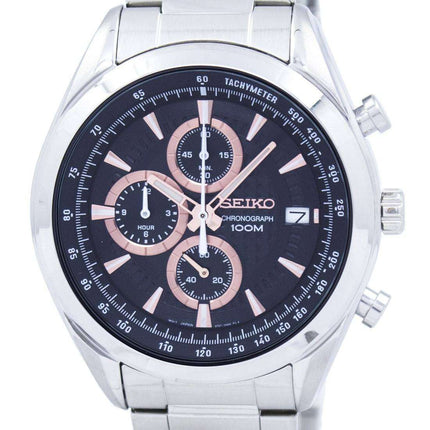 Seiko Chronograph Quartz Tachymeter SSB199 SSB199P1 SSB199P Men's Watch
