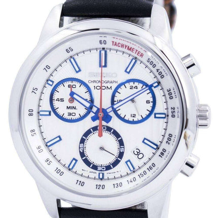 Seiko Chronograph Quartz Tachymeter 100M SSB209 SSB209P1 SSB209P Men's Watch