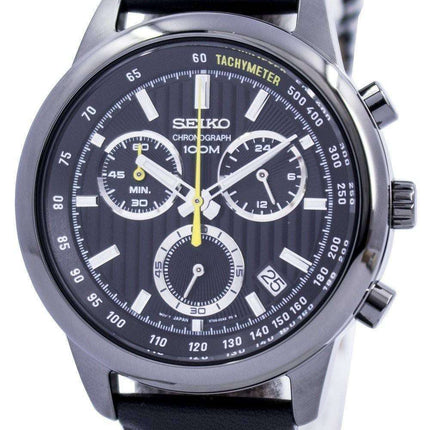 Seiko Quartz Chronograph Tachymeter 100M SSB213 SSB213P1 SSB213P Men's Watch