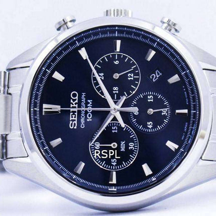 Seiko Quartz Chronograph SSB223 SSB223P1 SSB223P Mens Watch