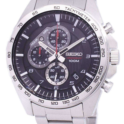 Refurbished Seiko Chronograph Tachymeter Quartz SSB319 SSB319P1 SSB319P Men's Watch