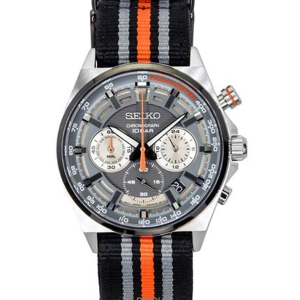 Seiko Neo Sports Chronograph Grey Dial Quartz SSB403 SSB403P1 SSB403P 100M Men's Watch