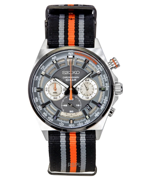 Seiko Neo Sports Chronograph Grey Dial Quartz SSB403 SSB403P1 SSB403P 100M Men's Watch