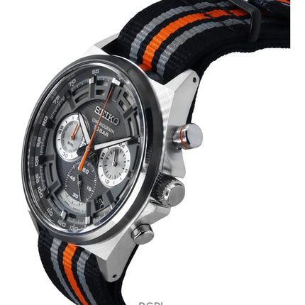 Seiko Neo Sports Chronograph Grey Dial Quartz SSB403 SSB403P1 SSB403P 100M Men's Watch
