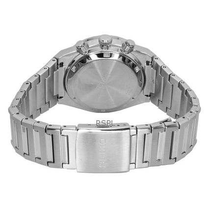 Seiko Conceptual Chronograph Stainless Steel Light Blue Dial Quartz SSB459P1 100M Men's Watch