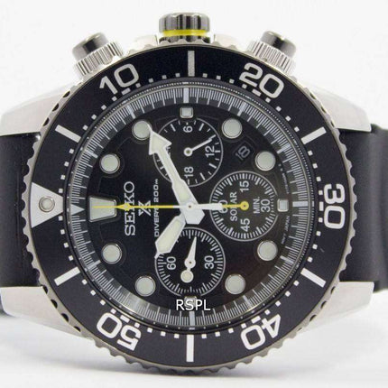 Seiko Solar Chronograph SSC021P1 Mens Watch