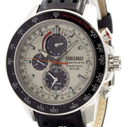 Seiko Sportura Solar Chronograph Perpetual SSC359P1 SSC359P Mens Watch