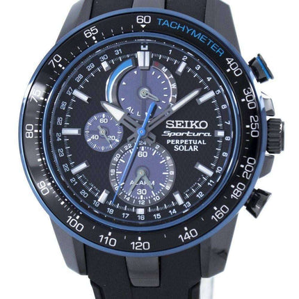Seiko Sportura Perpetual Solar Multi-Function SSC429 SSC429P1 SSC429P Men's Watch