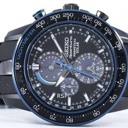 Seiko Sportura Perpetual Solar Multi-Function SSC429 SSC429P1 SSC429P Men's Watch