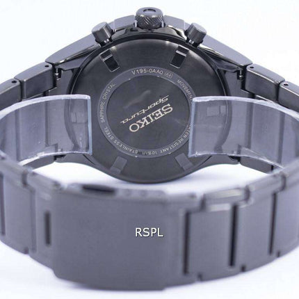 Seiko Sportura World Time Solar Chronograph SSC481 SSC481P1 SSC481P Mens Watch