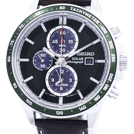 Seiko Solar Alarm Chronograph SSC501 SSC501P1 SSC501P Men's Watch