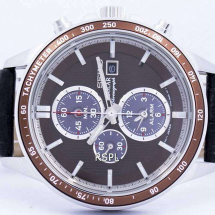 Seiko Solar Alarm Chronograph SSC503 SSC503P1 SSC503P Men's Watch