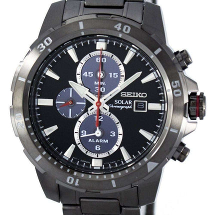 Seiko Solar Chronograph Alarm SSC559 SSC559P1 SSC559P Men's Watch
