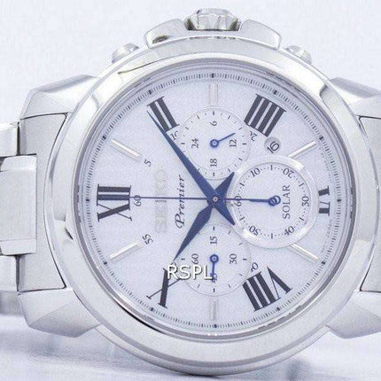 Seiko Premier Solar Chronograph SSC595 SSC595P1 SSC595P Men's Watch