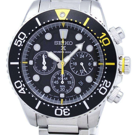 Seiko Prospex Diver's Solar Chronograph 200M SSC613 SSC613P1 SSC613P Men's Watch
